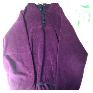 Purple Sherpa Pullover